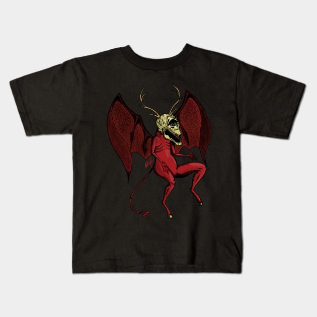 Jersey Devil Kids T-Shirt by Brendan Taylor